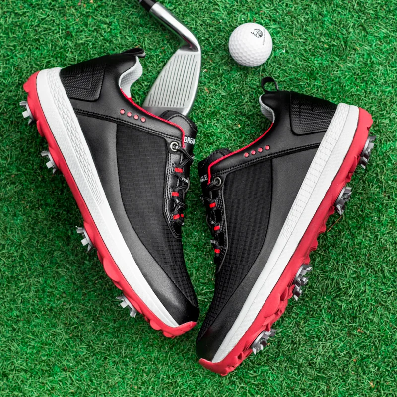 2022 New Fashion Men's Golf Shoes Outdoor Comfort Golf Training Sneakers Men's Grassland Non Slip Fitness Golf Sneakers
