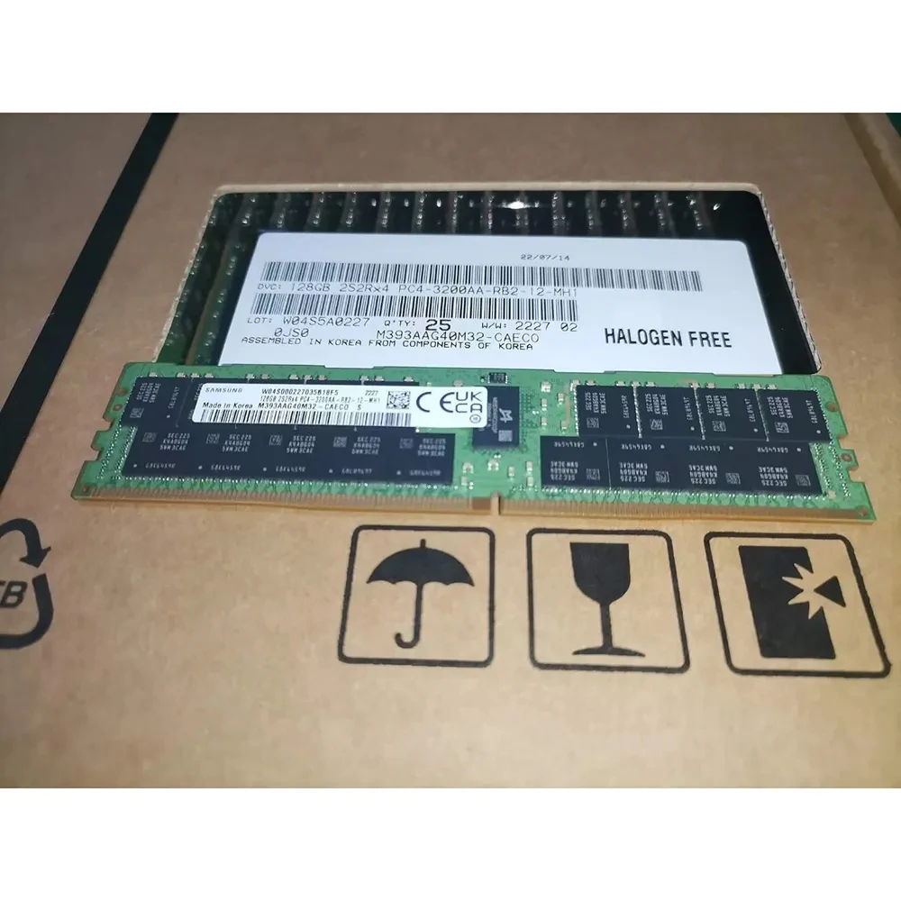 Серверная оперативная память 64 Гб M393A8G40AB2-CWE RDIMM DDR4-3200 Dual Rank X4 DDR4 Sever Memory