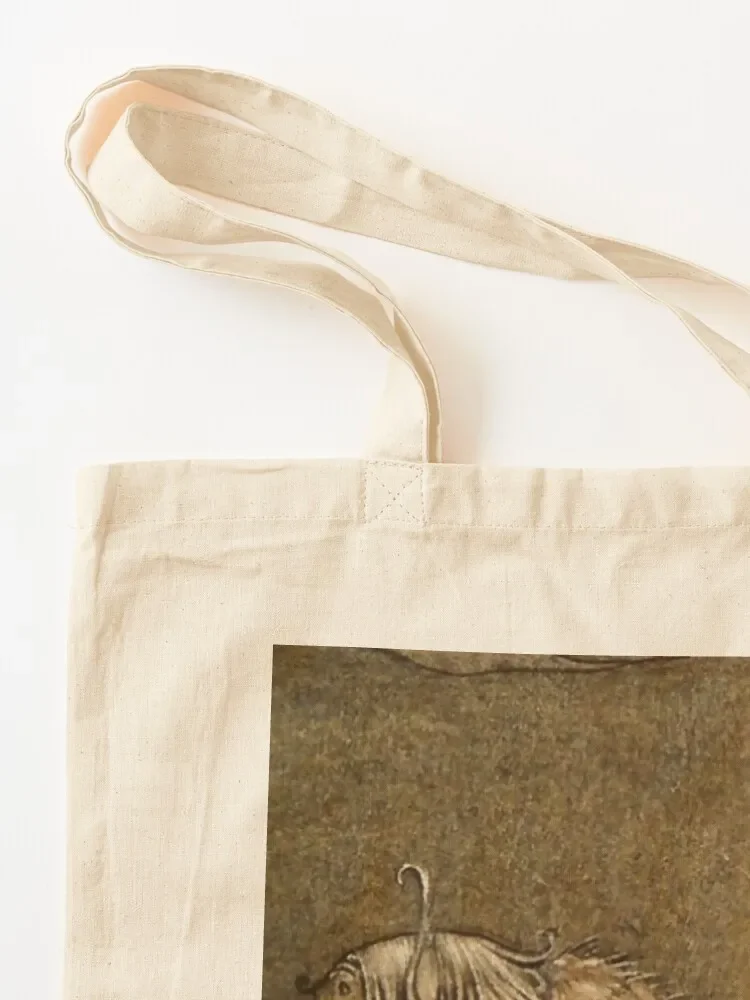 Сумка-тоут Farm Troll с акварелью Джона Бауэра для пляжной холщовой сумки-тоут