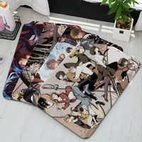 bungo stray dogs entrance door mat ins style soft bedroom floor house laundry room mat anti skid bedside area rugs