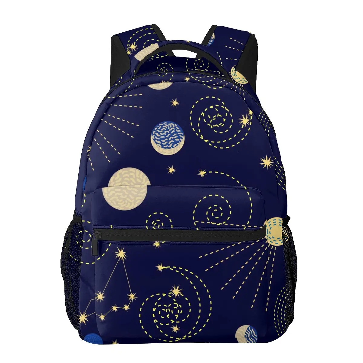 

Casual New Simple Women Backpack for Teenage Travel Shoulder Bag Zodiac Sky Constellations