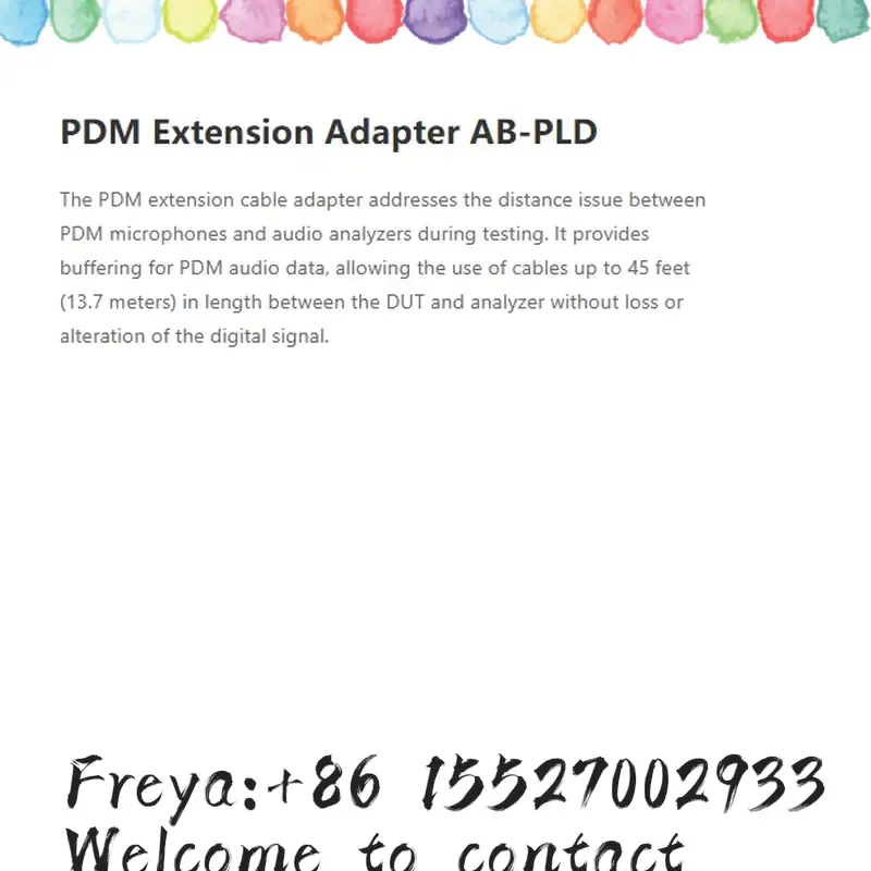 Фото Адаптер-удлинитель ABTEC AB-PLD PDM для тестирования аудио с микрофоном PDM на больших расстояниях №3
