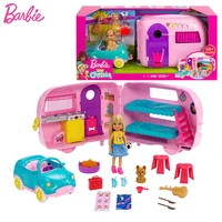 chelsea barbie doll original toys girls camping car playset baby toy doll barbie house doll accessories toys for girls birthday