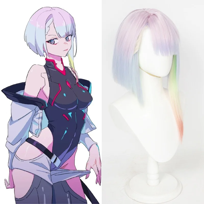 

Парик для косплея Люси из аниме «киберпанк»