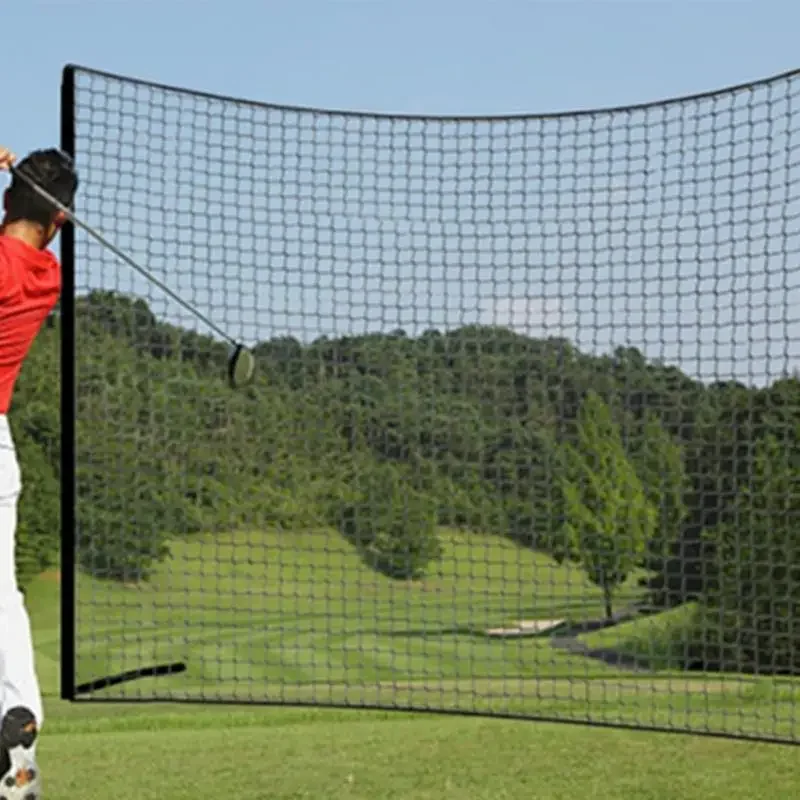 Тренировочная сетка для гольфа прочные сетки заднего двора зеленая/черная