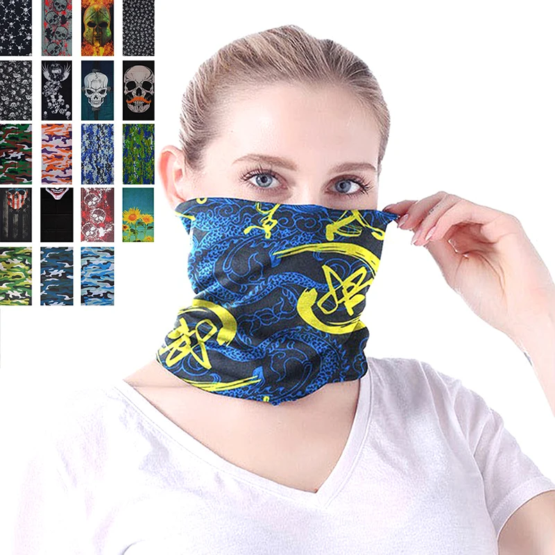 

Fashion Men Women Head Face Neck Sunshade Collar Gaiter Tube Bandana Scarf Sports Headwear Scarf Dustproof Outdoor Fishing