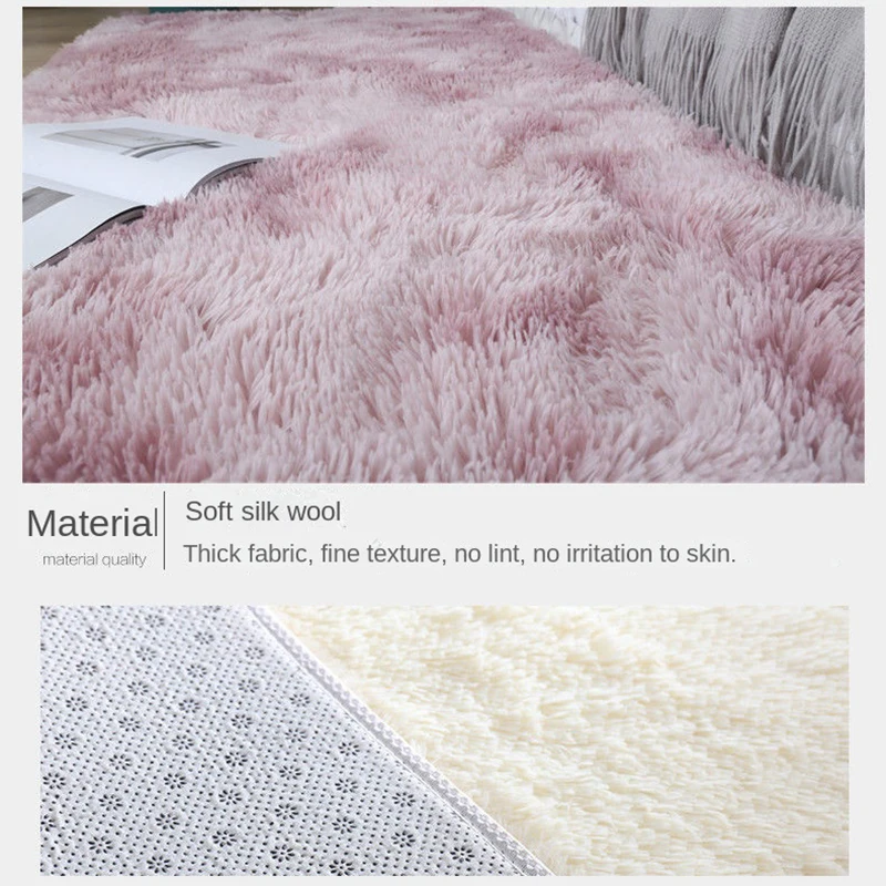 Толстые ковры для гостиной плюшевый коврик пуховой ковер детской комнаты