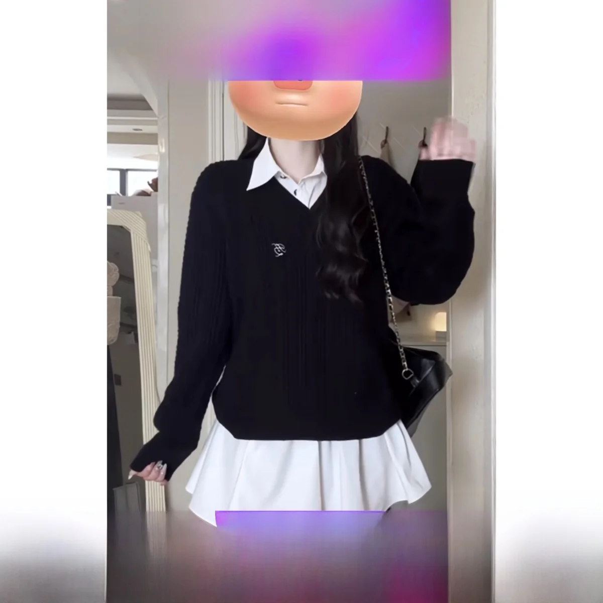 H2an Studio оригинальное облегающее талию платье-рубашка с длинными рукавами Pure Desire