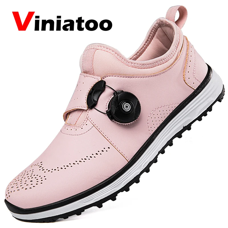 

New Breathable Golf Shoes Men Quick Lacing Golf Sneakers for Men White Black Anti Slip Golfing Footwear Male Sport Shoes