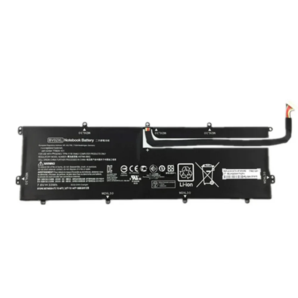 7 6 В 33 Втч BV02XL Аккумулятор для ноутбука HP ENVY X2 съемный 13 775624 -1С1 776621 -001 HSTNN-IB6 13-J050NA