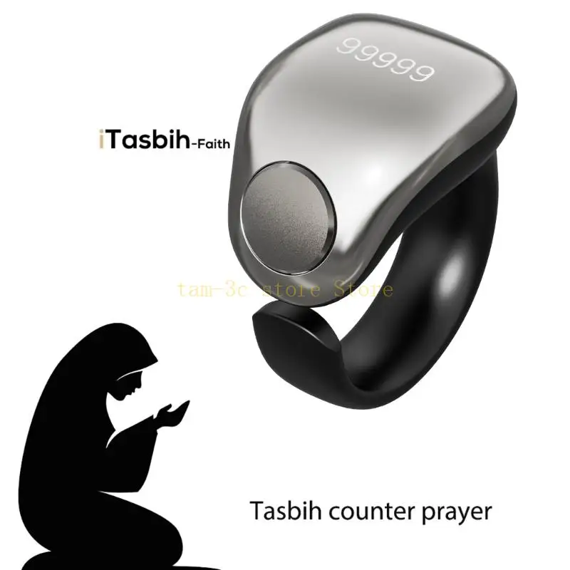 5-значные носимые кольца Tasbih Faith Tasbeeh Zikr Кольца Водонепроницаемый счетчик D0UA