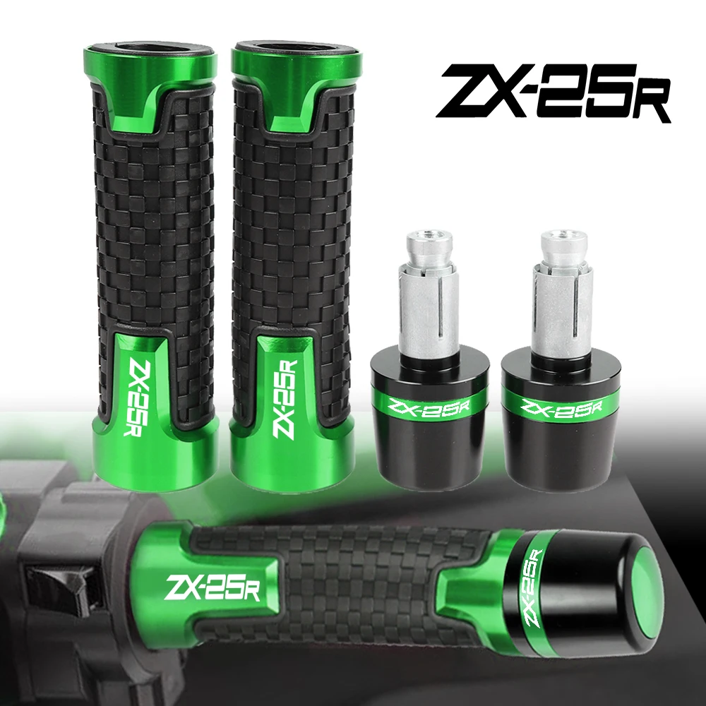 

FOR KAWASAKI ZX25R ZX 25R 2020 2021 With ZX-25R Motorcycles Aluminum 7/8'' 22mm Handle bar Scooter Handle grips handlebar grip