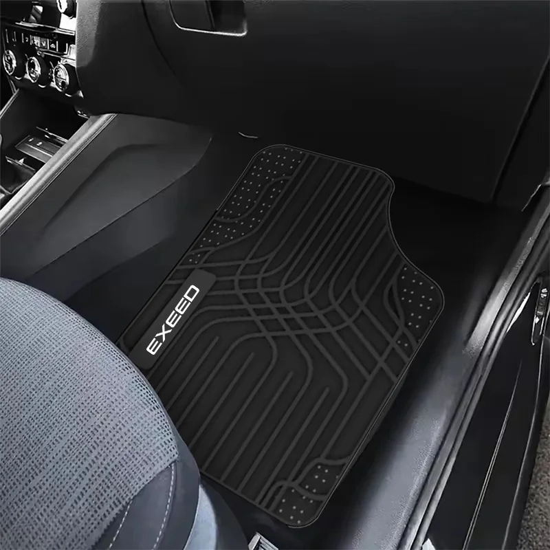 Фото Для Chery EXEED QQ Tiggo 2 3 4 7 8 Pro T11 Arrizo 3 A13 IQ Автомобильный напольный коврик Полный комплект Нескользящий автомобильный ковер Водонепроницаемый всепогодный №4
