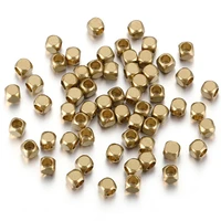 100pcs 1 5mm brass cube square spacer beads loose charm bead for diy bracelets necklace jewelry making accessories wholesale