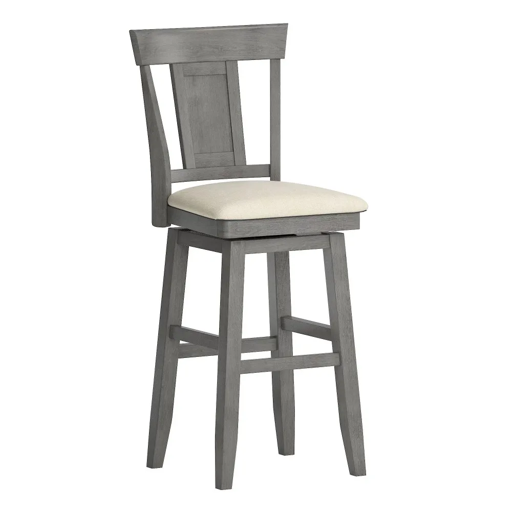 

Weston Home Sheena Bar Stool with Swivel, Antique Grey