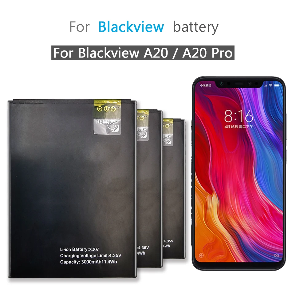 

A 20 3000mAh Battery For Blackview A20/A20 Pro A20Pro Mobile Phone