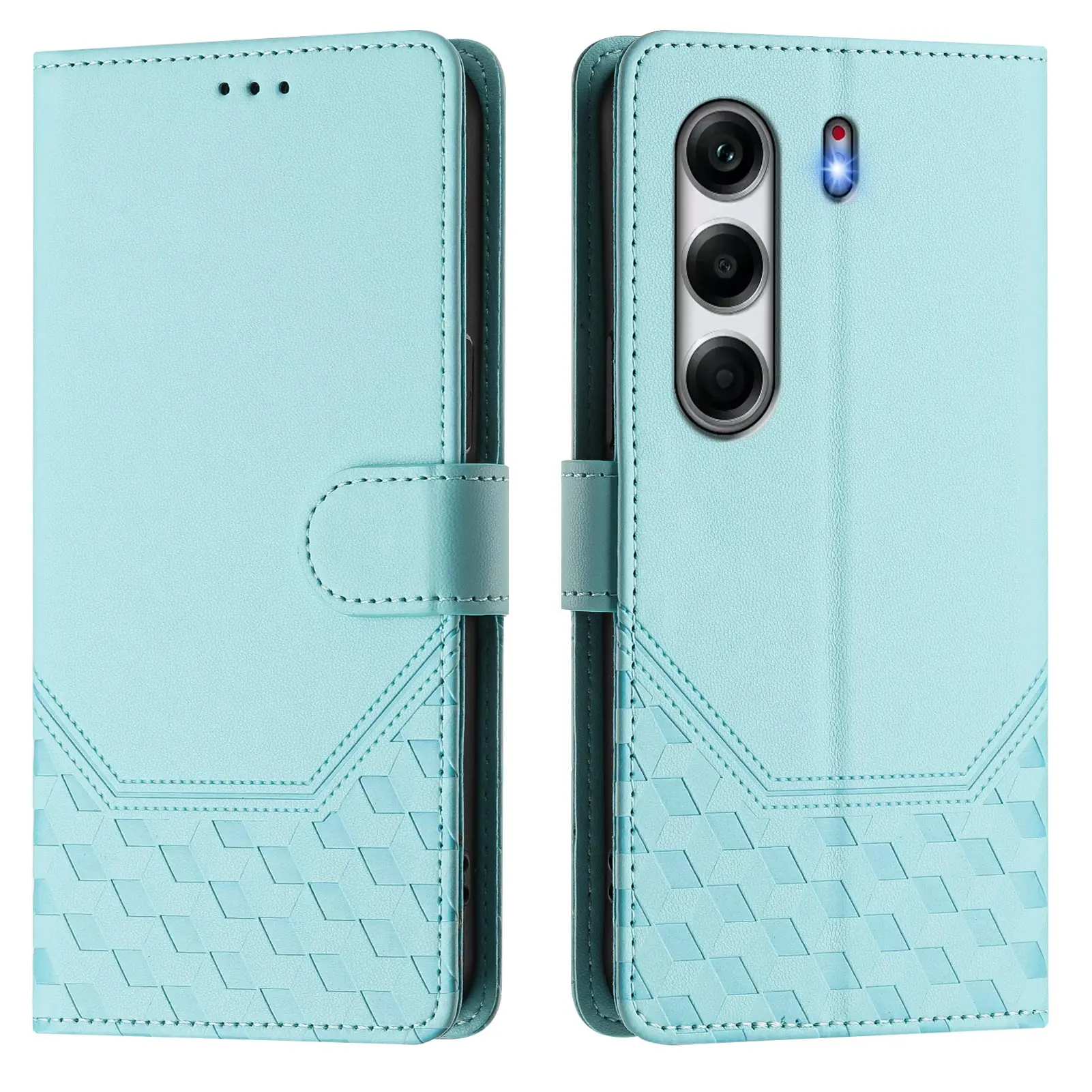 Фото Чехол-флип для Tecno Camon 40 Pro 5G / Tecno Camon 40 Premier / 40 Pro 4G Classic, кожаный, с тиснением, кошелек-бумажник, задняя крышка №3