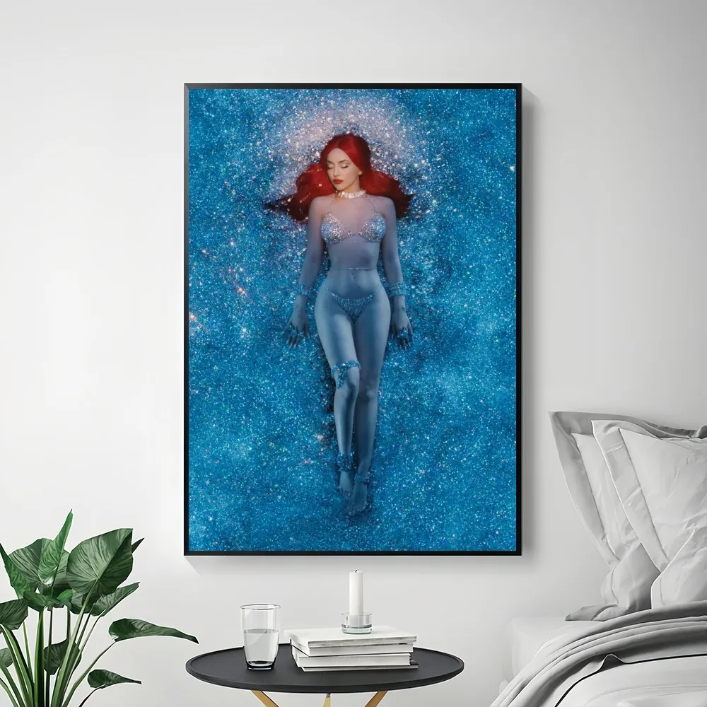 Фото Певица Ava Max Diamonds Dancefloors плакат настенная живопись подходит для гостиной спальный декор домашние подарки маленький №3