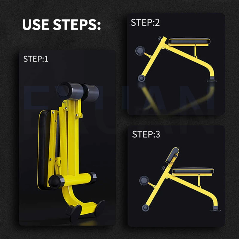 Многофункциональная Складная римская гантеля табурет для домашнего фитнеса