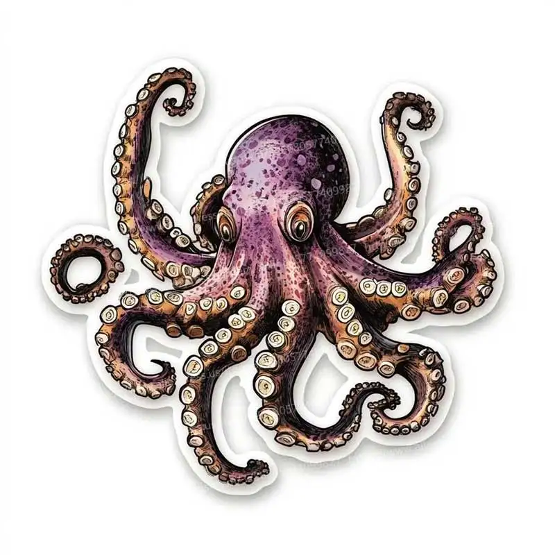 

Осьминог Щупальца Автомобильная наклейка Виниловая наклейка Водонепроницаемая наклейка на заднее окно Мотоцикл Кемпер Грузовик Ноутбук Украшение Y210