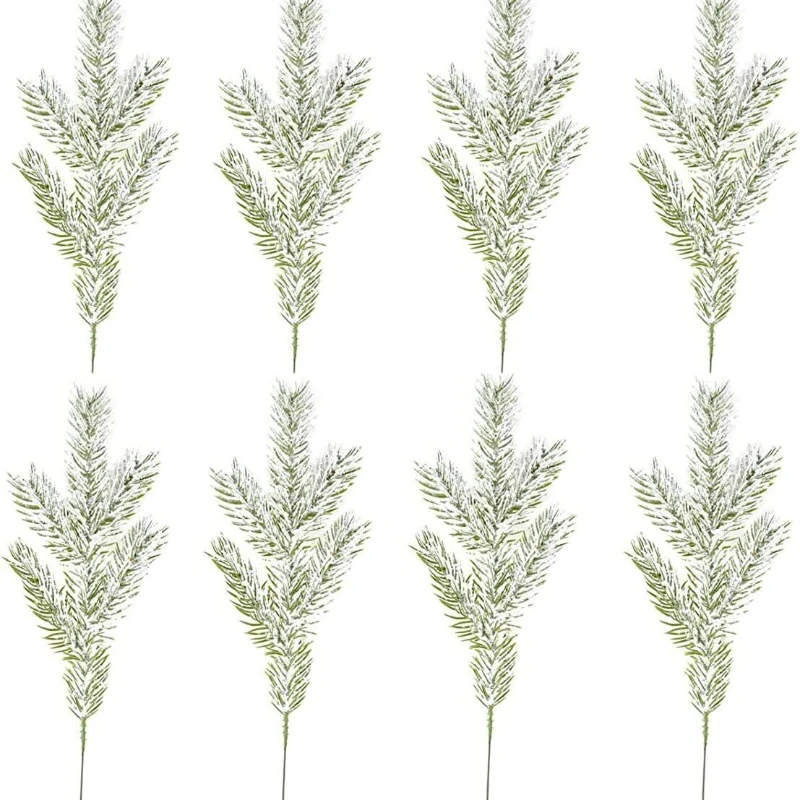 

Искусственная веточка из снега и сосны