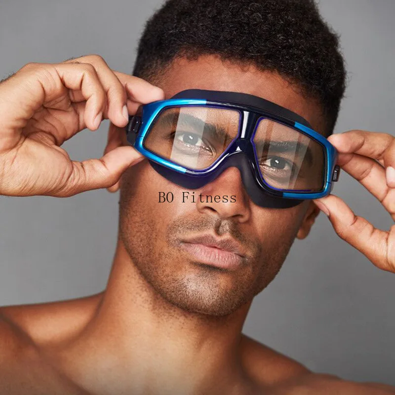 Плавательные очки с коррекцией для близорукости, водонепроницаемые, антизапотевающие с диоптриями, спортивные, регулируемые для чтения для женщин и мужчин, комплект ацетат.