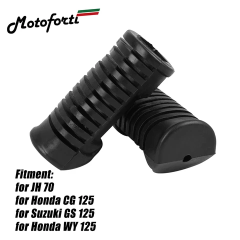Подножка для мотоцикла Motoforti, накладка на ножную педаль, подножка для Honda CG 125, JH 70, Suzuki GS 125, Honda WY 125