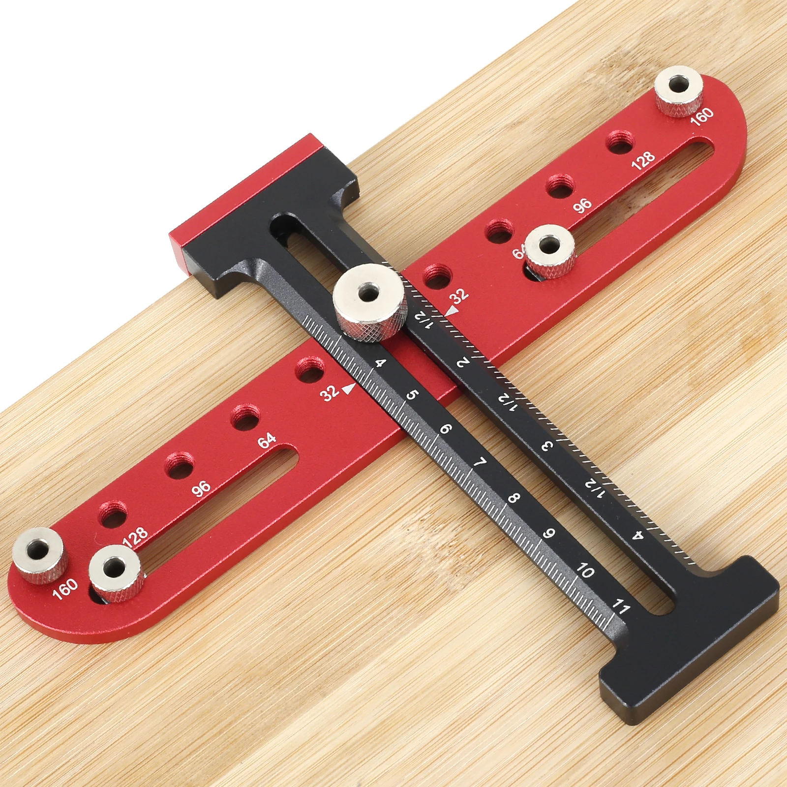 Door Cabinet Handle Hole Pitch Punch Locator - Cabinet Hardware Jig for Installation of Handles Drawer Punch Locator Door Knob