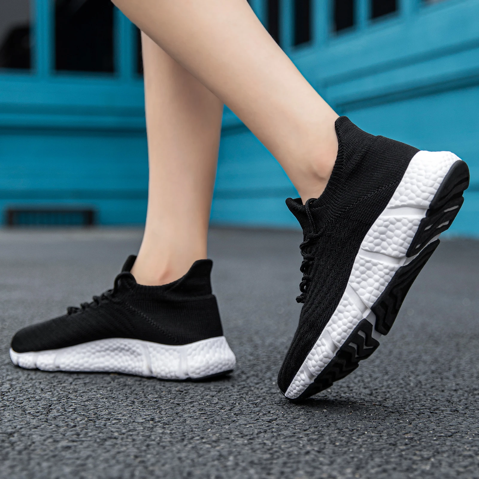 Women Running Shoes Outdoor Shock Absorption Sports Lightweight Ladies Sneakers Comfortable Casual Walking Shoes