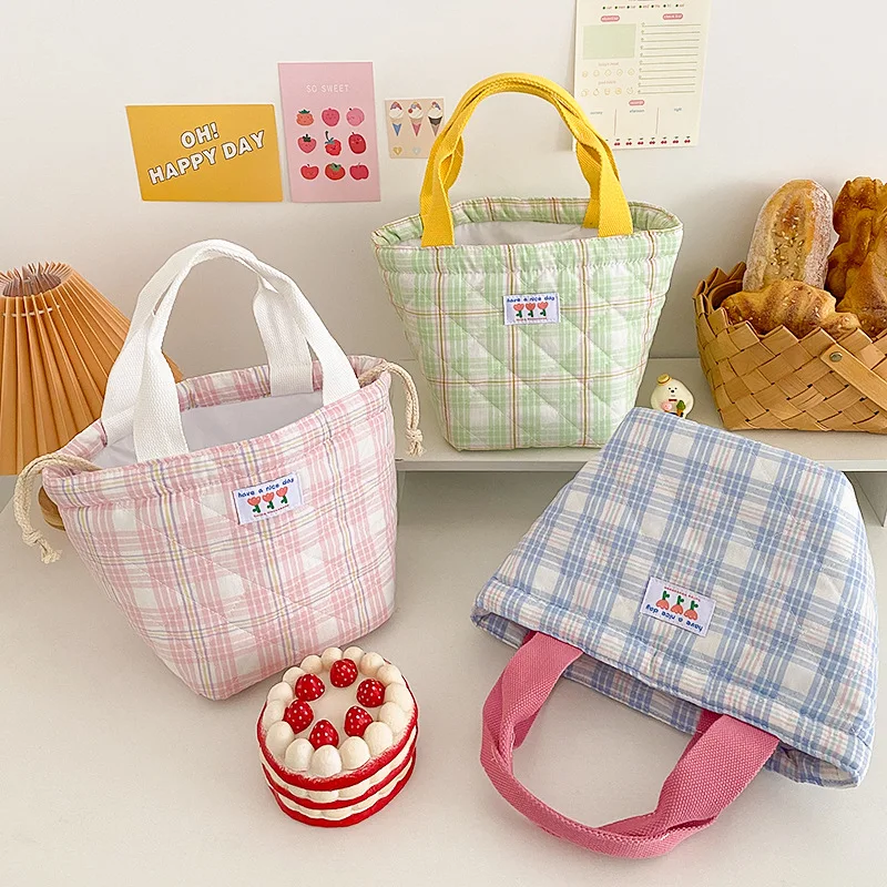 

Модные холщовые женские сумки-тоуты 2022, маленькая милая хлопчатобумажная ткань, упаковка для обеда, женская сумка для покупок, сумки для обе...