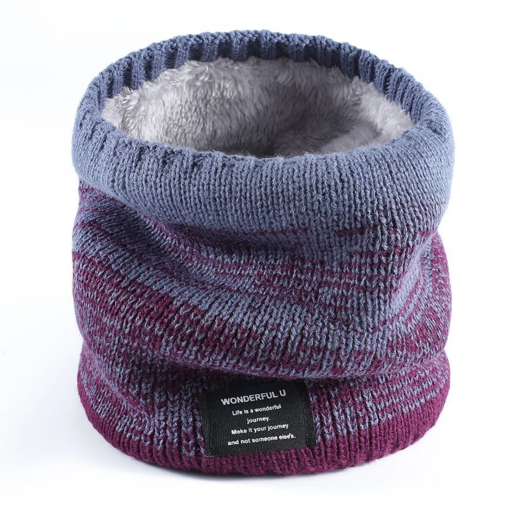 

Winter Ring Scarf Women Men Knitted Warm Solid Bandana Neck Scarf Shawl Windproof Circle Loop Scarves Soft Thick Neckerchief