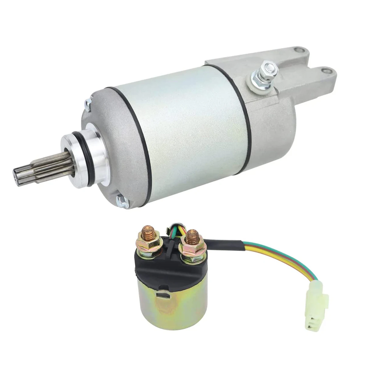 

18666 Starter Motor & Relay for Honda FourTrax Foreman Rubicon TRX500FA 2001-2014 18610