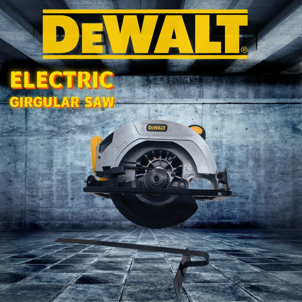 Фото Dewalt Electric Goddess 7-дюймовая аккумуляторная циркулярная пила, угол резки 45 градусов, глубина резки 63 мм, 5000 об/мин, 20 В, деревообрабатывающая пила №1