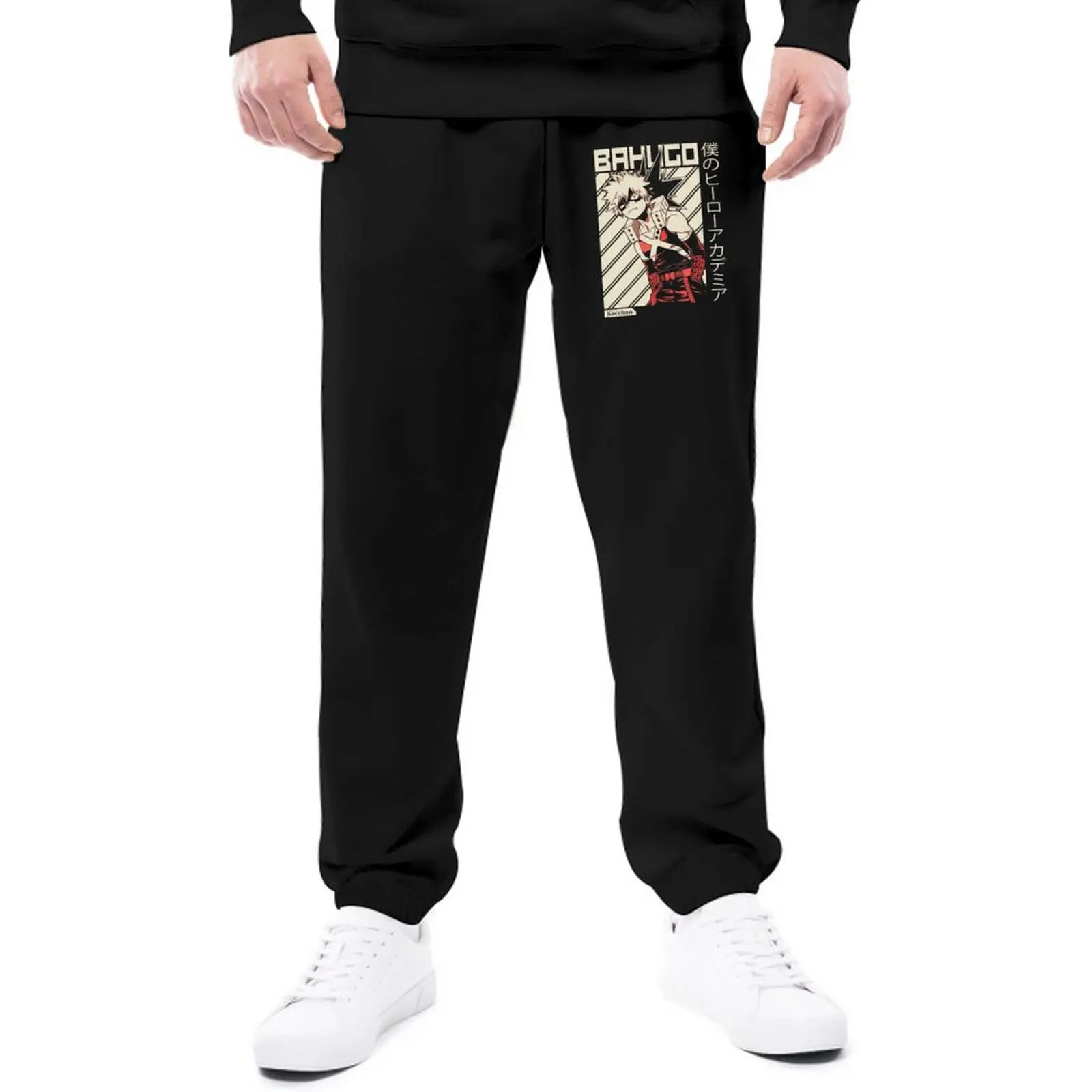 

Спортивные брюки Bakugou Katsuki, домашние спортивные брюки с принтом героев моя академия, весенние уличные модные брюки, идея подарка