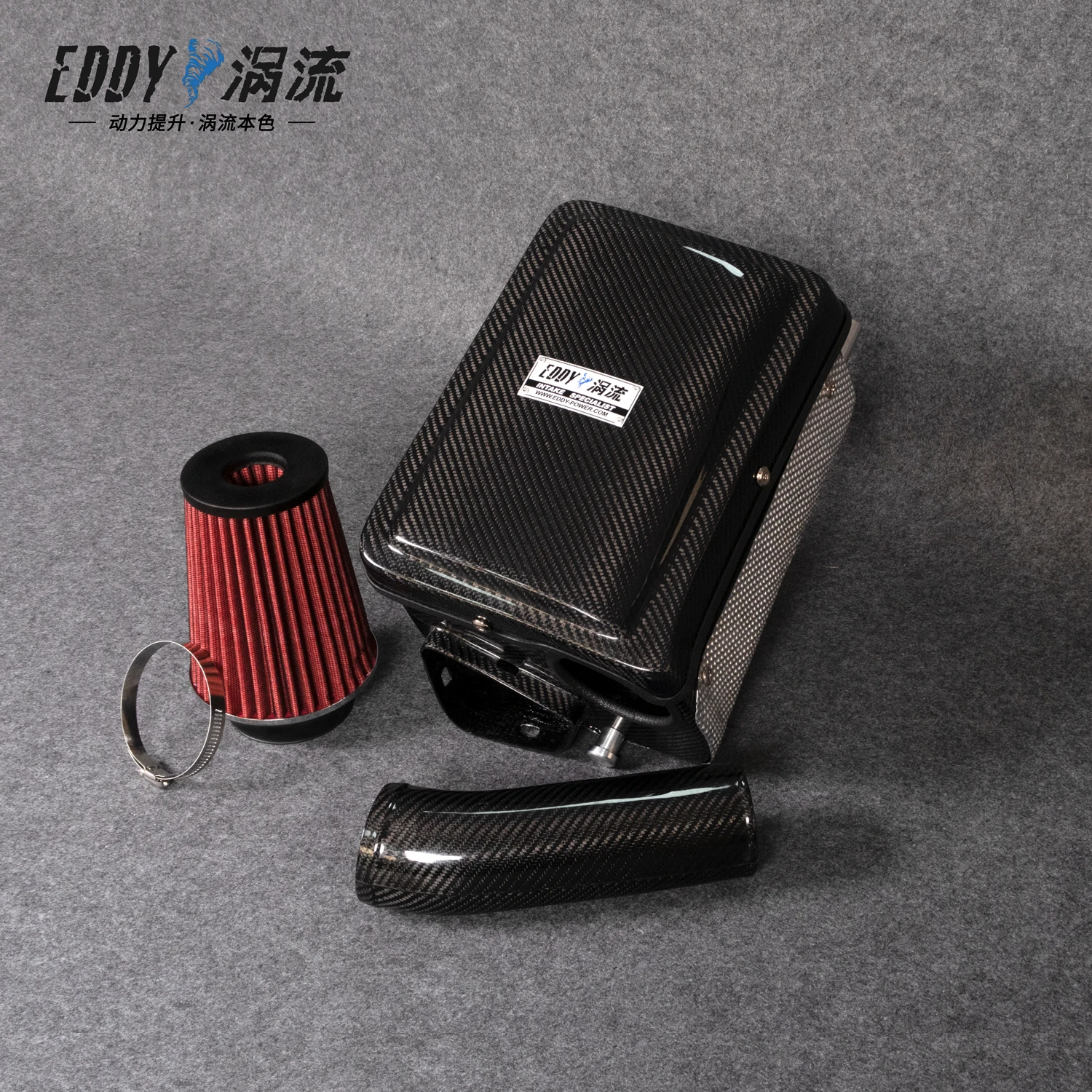 

Eddy Carbon Fiber Turbo Induction Box Air Filter for Mercedes-Benz C-Class C180 C200 C220 C300 W205 Air Intake System 2015 UP