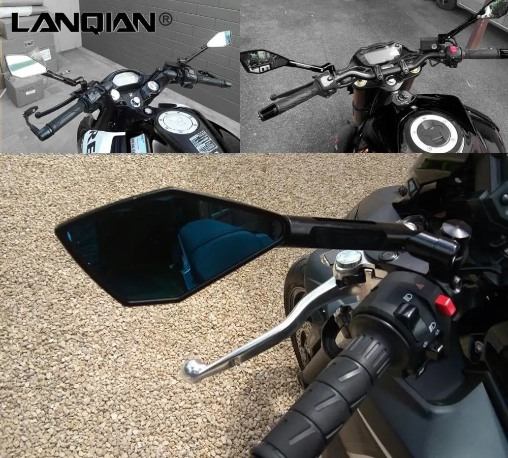 Мотоциклетные аксессуары 2019 боковые зеркала заднего вида для Honda CB CBR 300 600F 1000R 1100