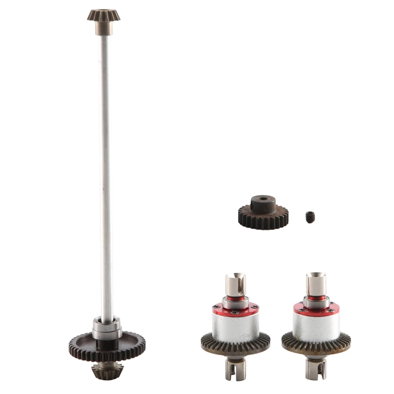 

Metal Main Axle Central Drive Shaft With 27T Motor Gear Set For Wltoys A959-B A969-B A979-B 1/18 RC Car Upgrade Parts