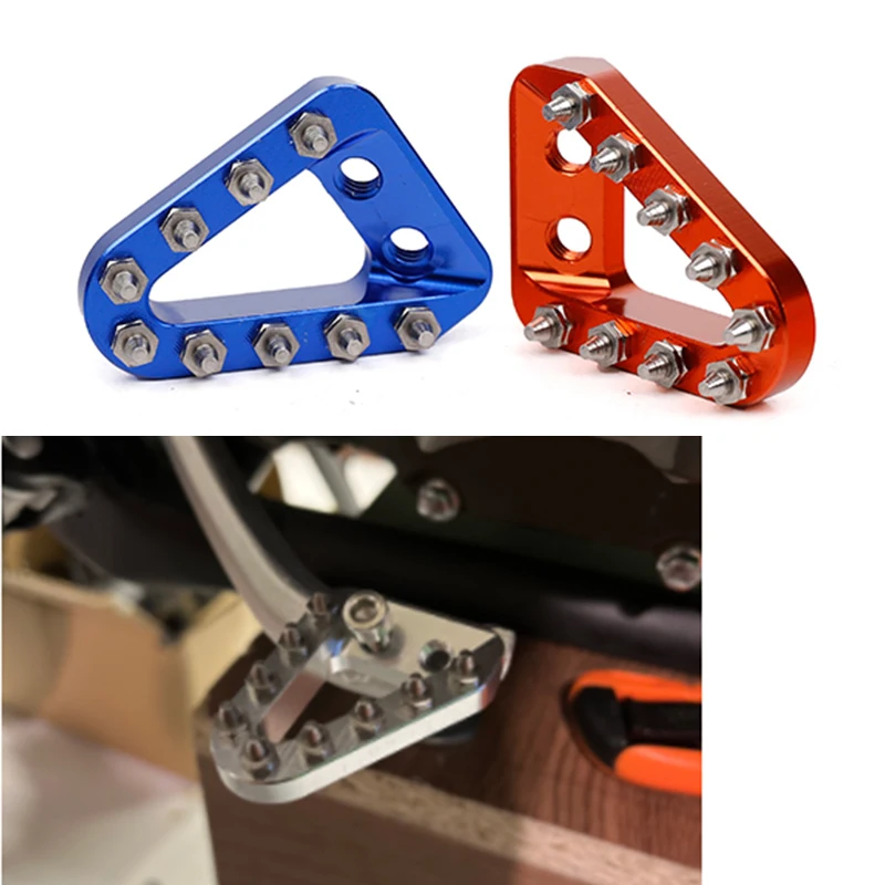 

Motorcycle CNC Rear Brake Pedal Lever Tip Plate For GAS GAS GASGAS EX EC MC 125 150 200 250 300 250F 350F 450F F 2021 2022 EC300