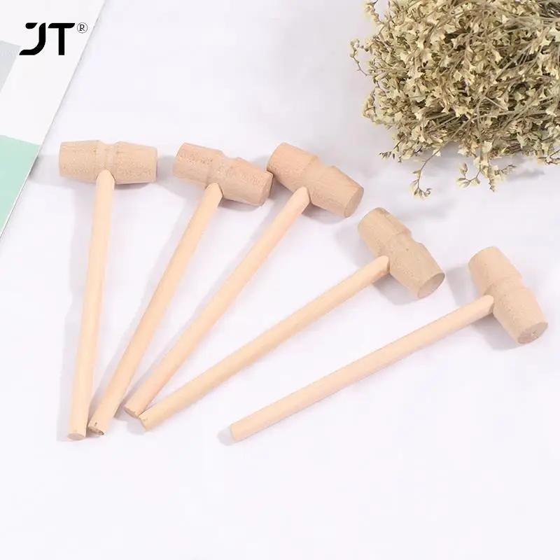 

Деревянный молоток для кожевенного резьбы, молоток для ювелирных изделий, 10/5/3/1 шт.