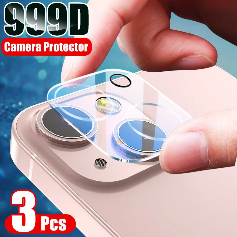 

3Pcs Camera Lens Glass For iPhone 13 12 Pro Max 12 11 Screen Protector For iPhone 13 12 Mini 11 Pro Protective Glass Accessories