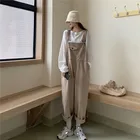 Осенние женские брюки, женские брюки с высокой талией и широкими штанинами, Модный женский комбинезон, повседневные женские комбинезоны