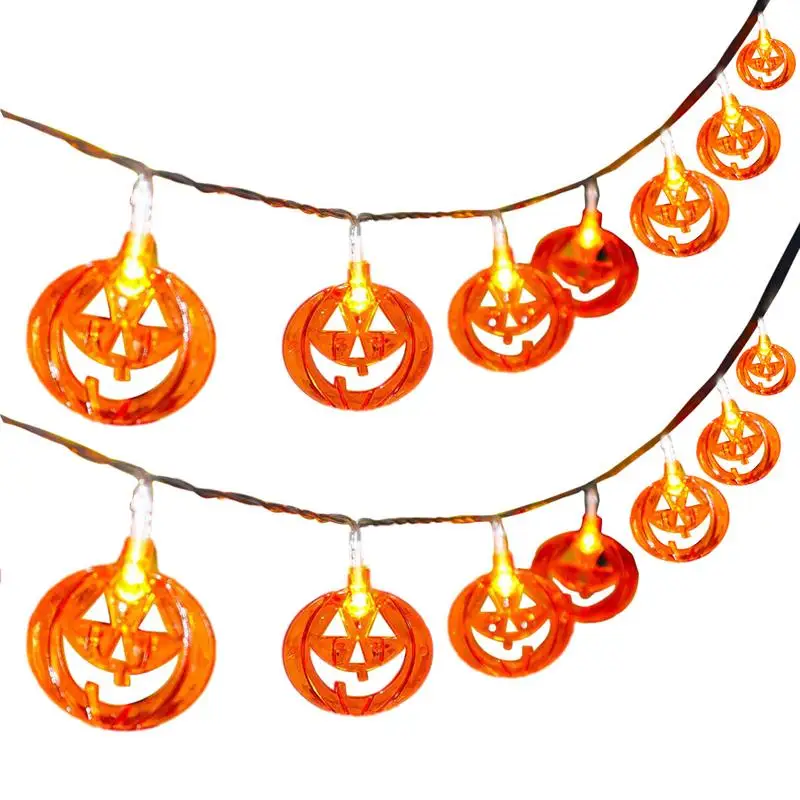 

Гирлянда в виде тыквы на Хэллоуин, с питанием от аккумулятора