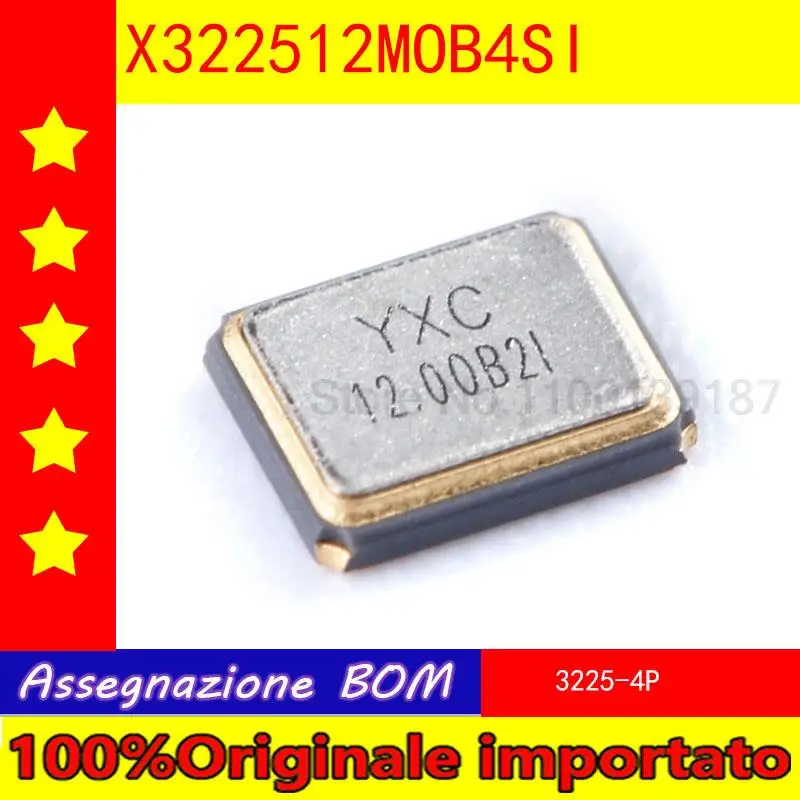 

100% Оригинальный импортный Кристалл 5 шт./лот 3225 пассивные Патчи/YSX321SL 12 MHZ 10 PPM 12 pf X322512MOB4SI 4 фута