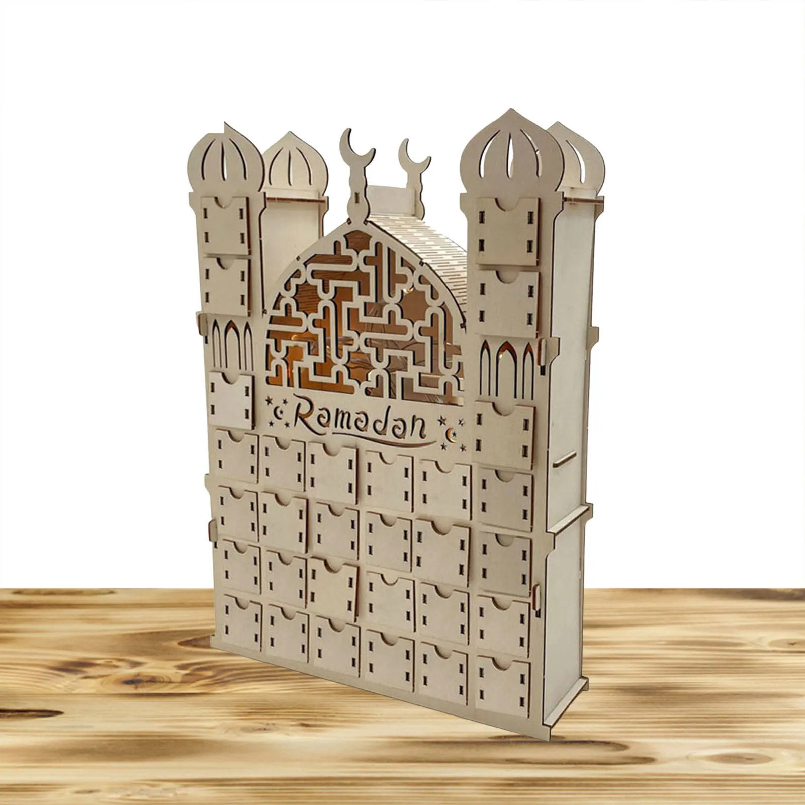 

Календарь с подсветильник кой, календарь с обратным отсчетом для мусульманской мечети