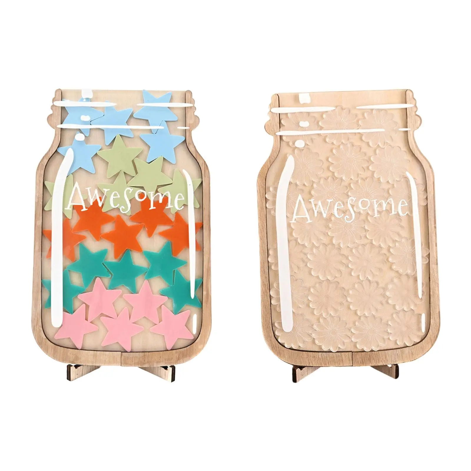 

Банка для награждения, деревянный горшок, инструмент для обучения, орнамент, банка для награждения за хорошее поведение для ежедневного использования, для мальчиков и девочек, привычки за ответственность