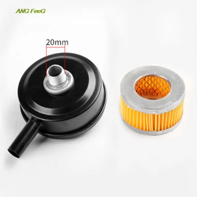 

Air Compressor Silencer Metal+Plastic Shell Muffler 20mm Intake Air Filter Pump Air Compressor Accessories