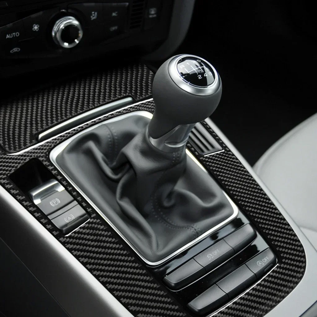 Для Audi Q5 SQ5 8R A4 S4 B8 2009-2017 аксессуары из углеродного волокна салон автомобиля панель