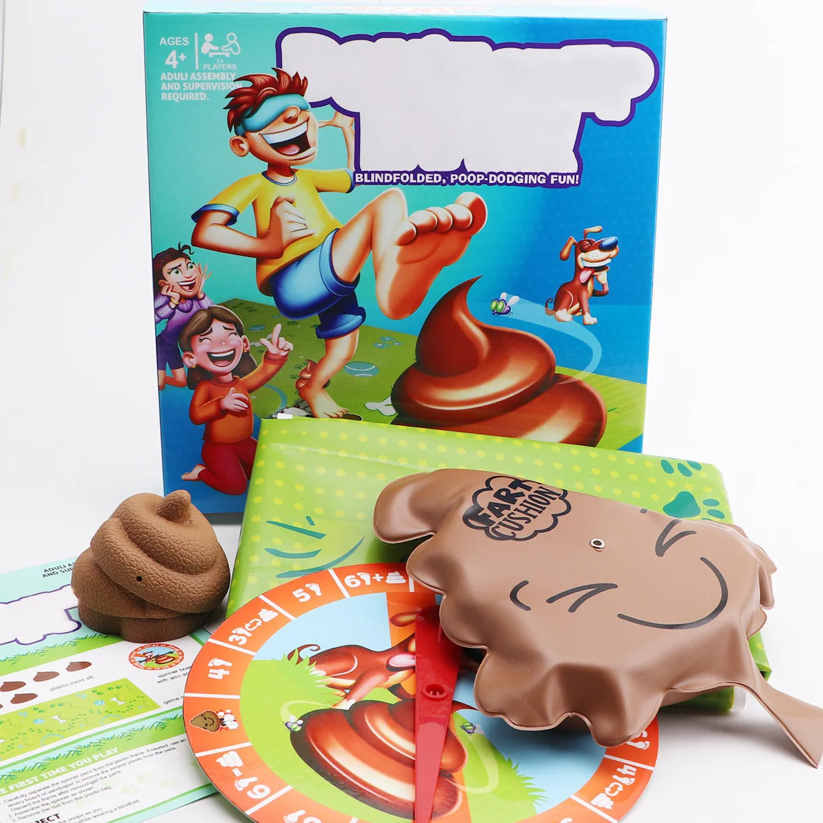 

Hot selling step on shit fun parent-child interactive game props spoof blindfolded step on shit children's toys