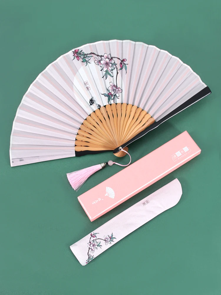 

Портативный бамбуковый Складной вентилятор, китайские 24 солнечных элемента, женские ручные вентиляторы, подарки, поделки, домашний декор, летняя коллекция