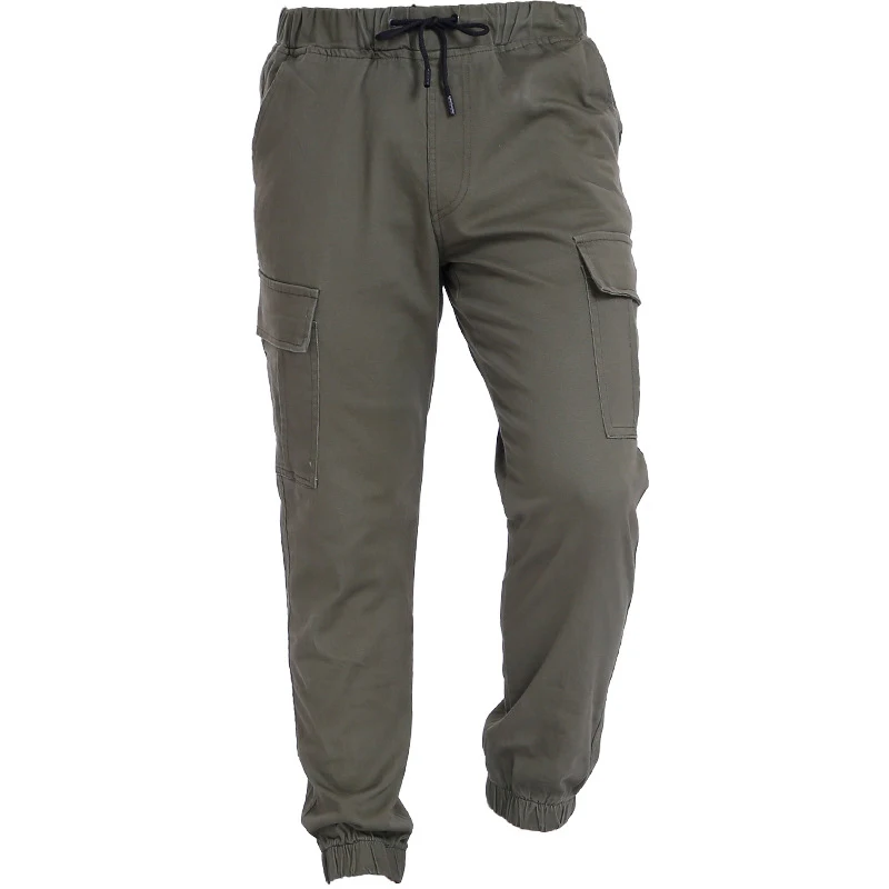 

Camouflage Pencil Pants Casual Multi Pockets Cargo Pant Military Tactical Training Men Trousers Outdoor Sports Elastic Waist